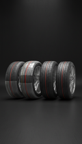 Alloy Silver luxury tire set