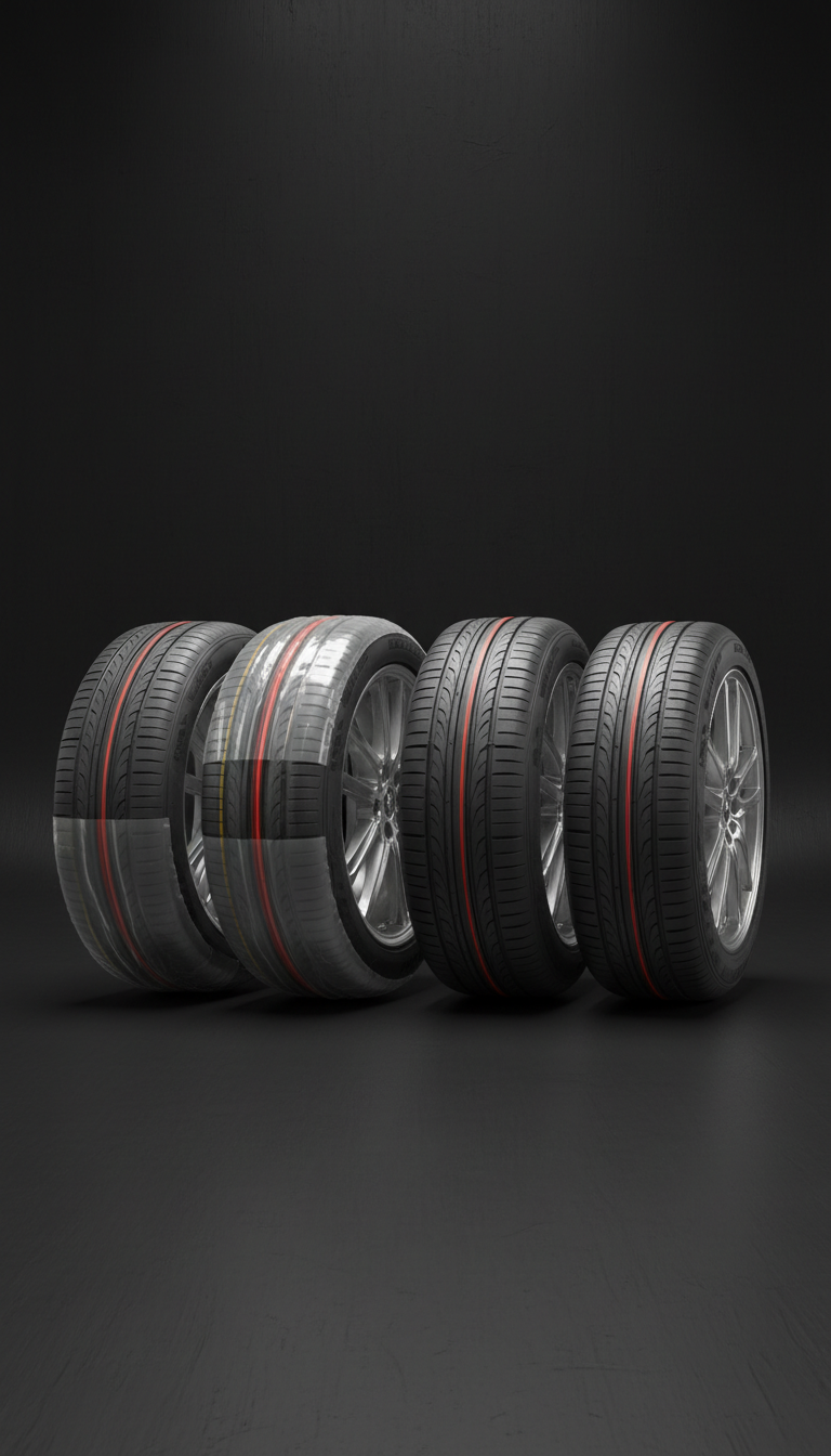 Alloy Silver luxury tire set
